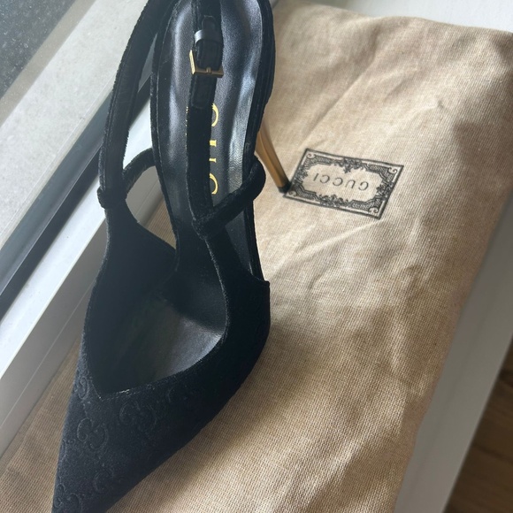 Gucci Women’s Suede High Heels - Picture 2 of 3